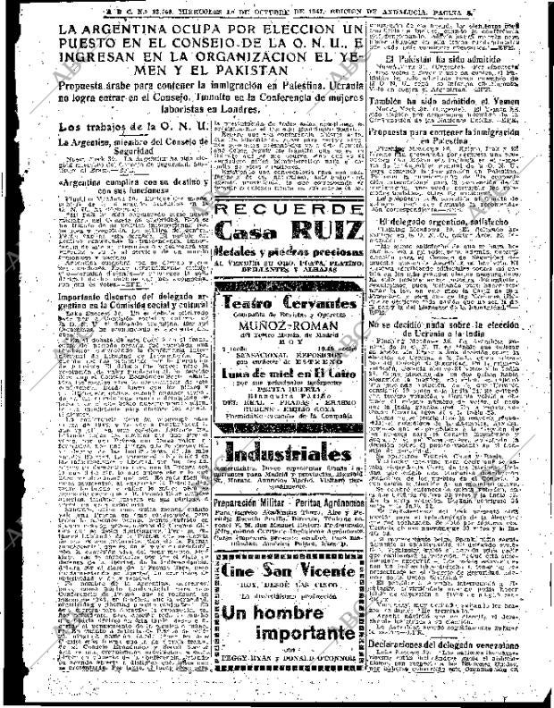 ABC SEVILLA 01-10-1947 página 5