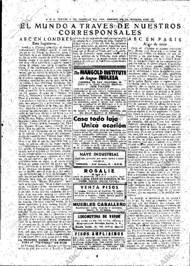 ABC MADRID 02-10-1947 página 13