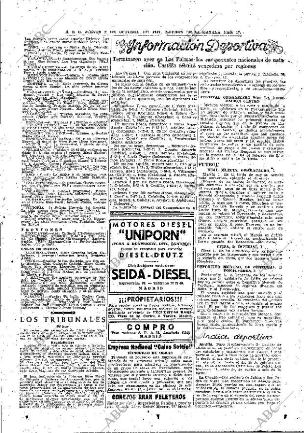 ABC MADRID 02-10-1947 página 17