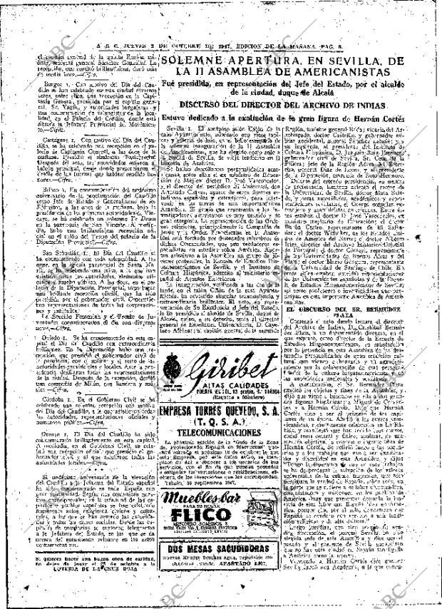 ABC MADRID 02-10-1947 página 8