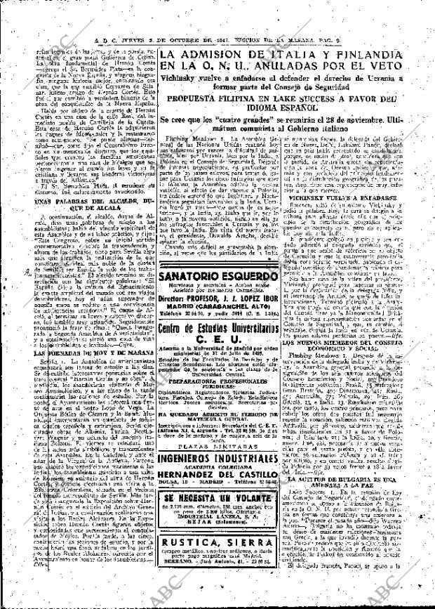 ABC MADRID 02-10-1947 página 9