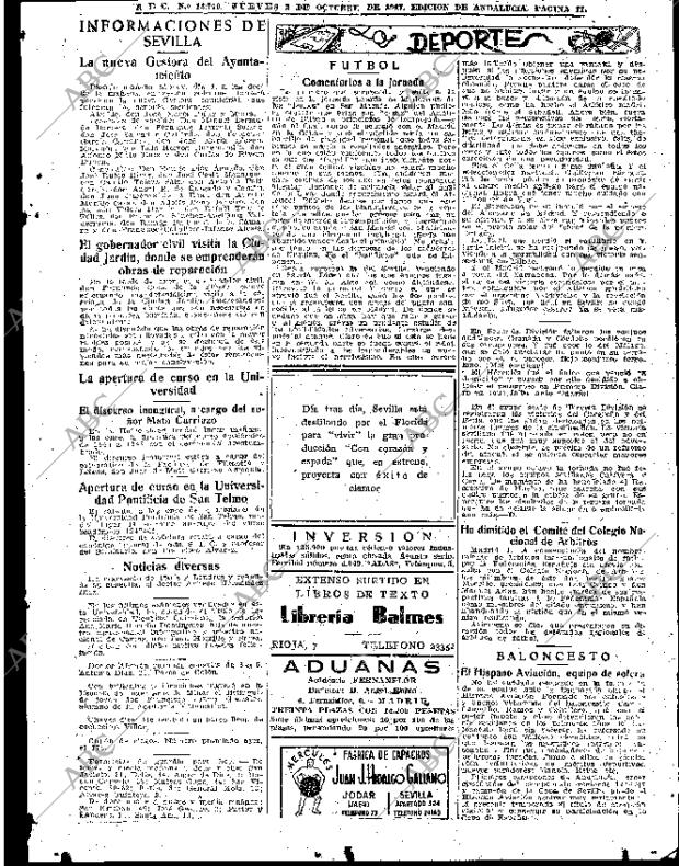 ABC SEVILLA 02-10-1947 página 11