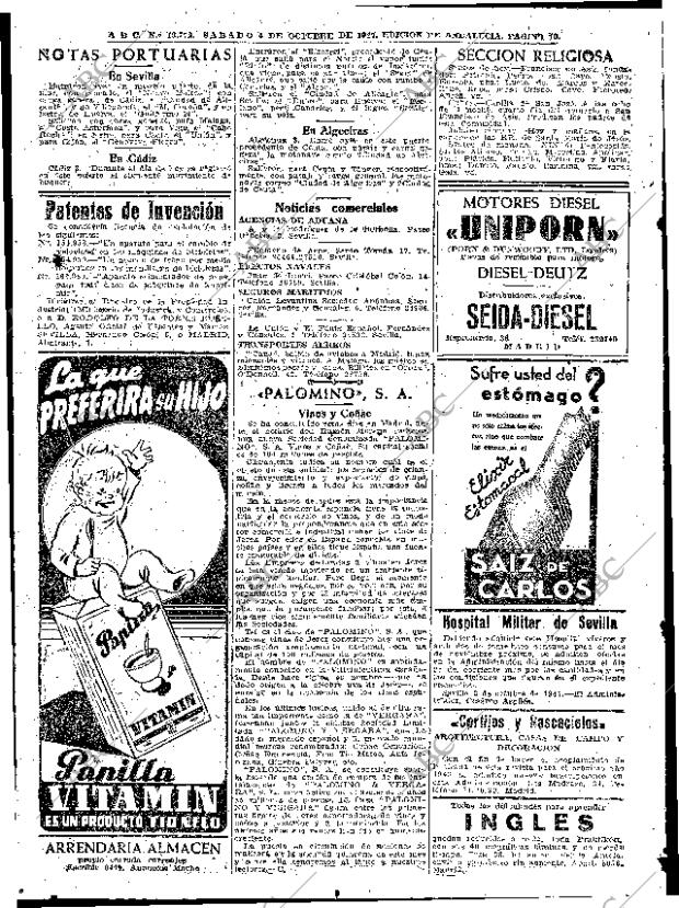 ABC SEVILLA 04-10-1947 página 10