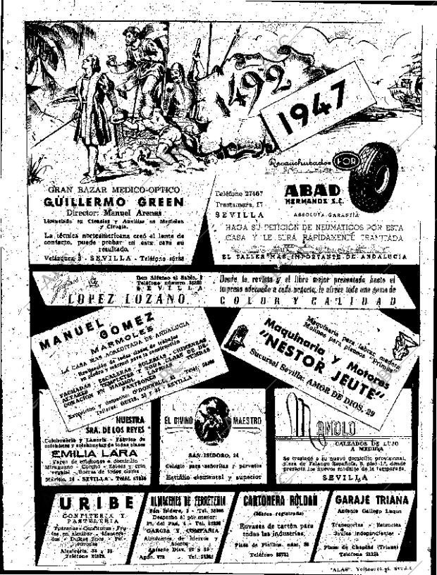 ABC SEVILLA 11-10-1947 página 14