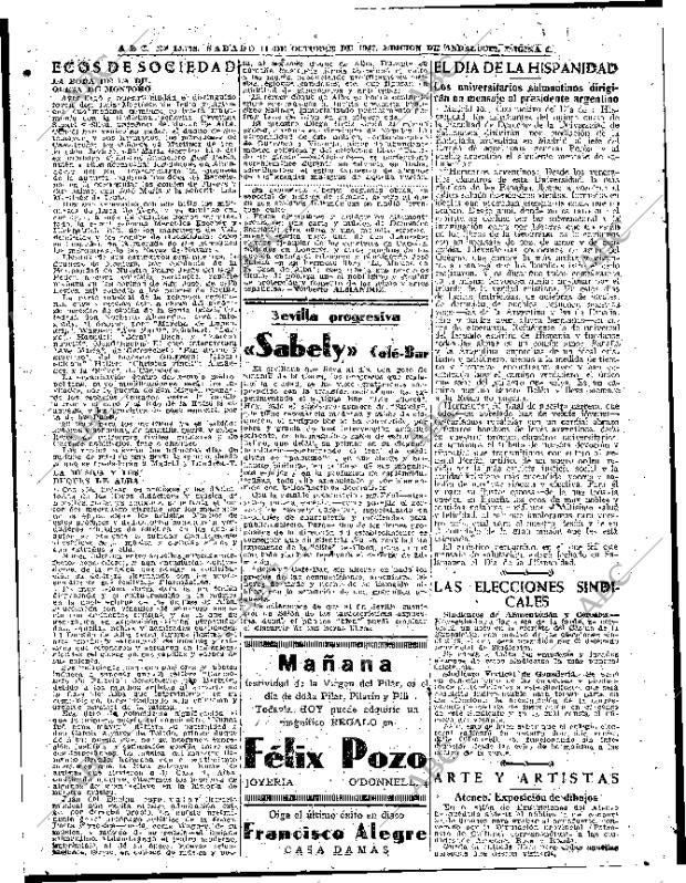 ABC SEVILLA 11-10-1947 página 4