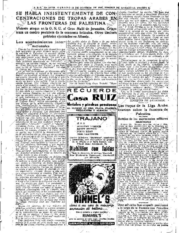 ABC SEVILLA 11-10-1947 página 5