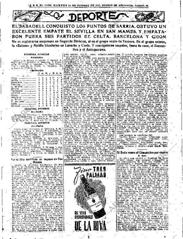 ABC SEVILLA 14-10-1947 página 11