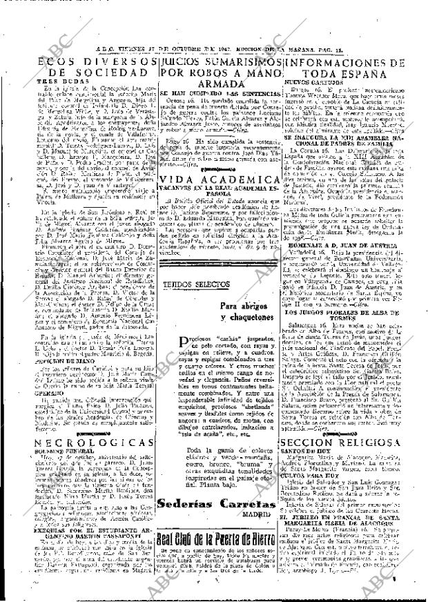 ABC MADRID 17-10-1947 página 11