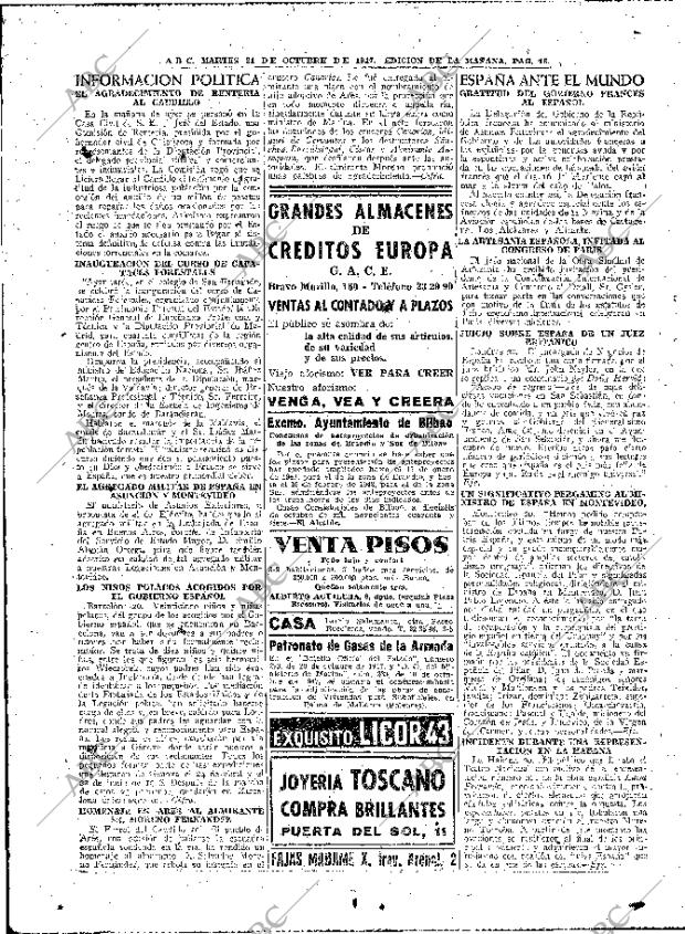 ABC MADRID 21-10-1947 página 18