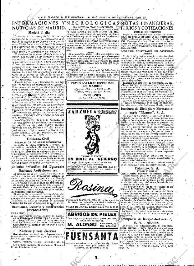 ABC MADRID 21-10-1947 página 23