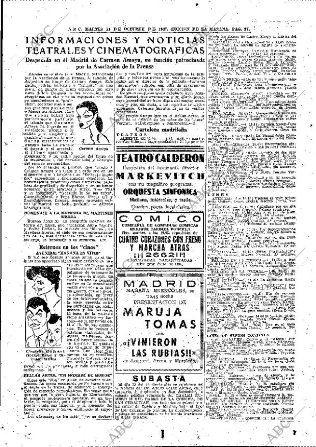 ABC MADRID 21-10-1947 página 27