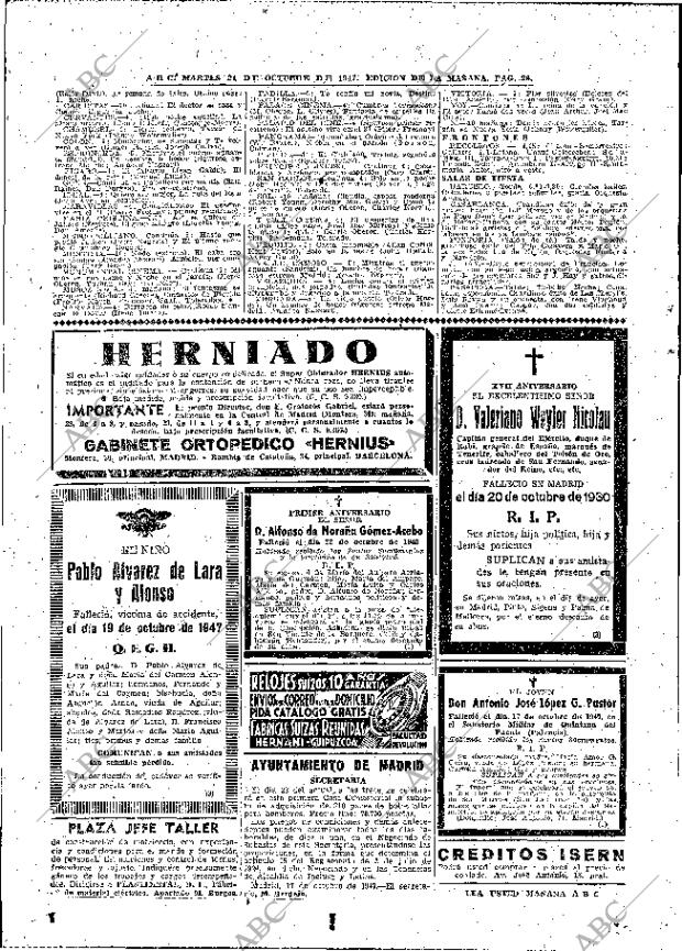 ABC MADRID 21-10-1947 página 28