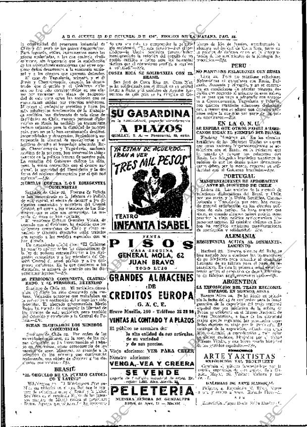 ABC MADRID 23-10-1947 página 12