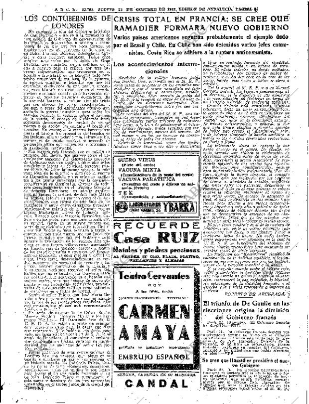 ABC SEVILLA 23-10-1947 página 5