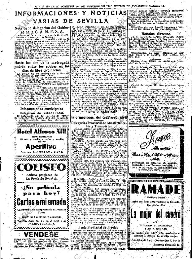 ABC SEVILLA 26-10-1947 página 13