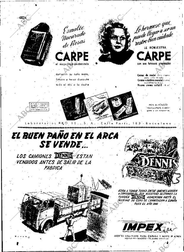 ABC MADRID 31-10-1947 página 4