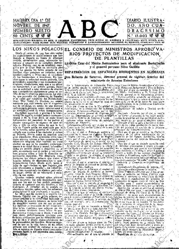 ABC MADRID 01-11-1947 página 7