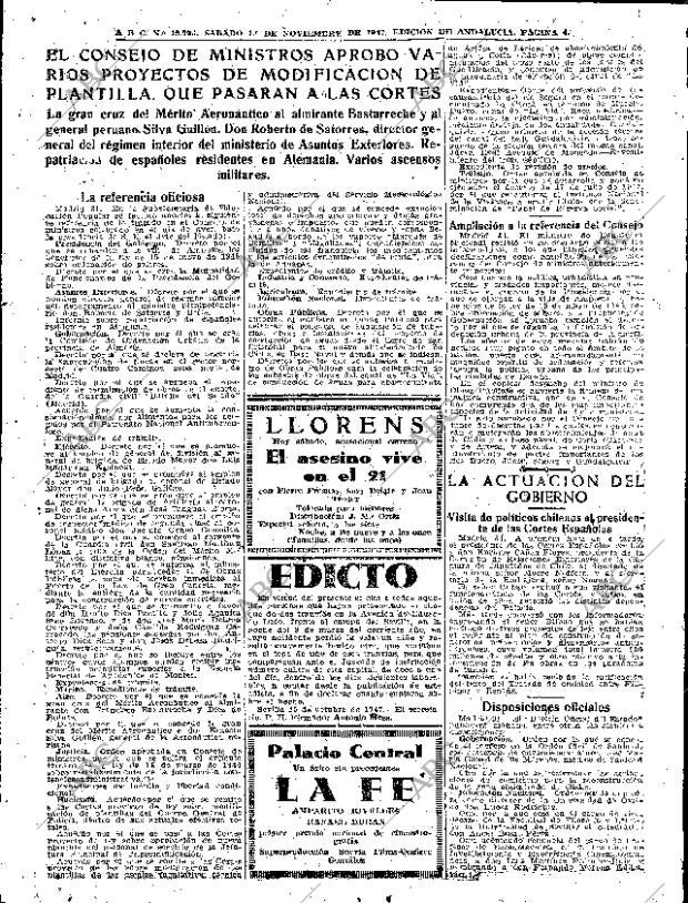 ABC SEVILLA 01-11-1947 página 4