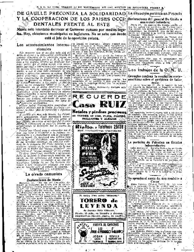 ABC SEVILLA 01-11-1947 página 5