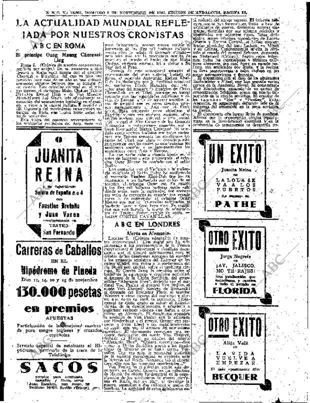 ABC SEVILLA 09-11-1947 página 11
