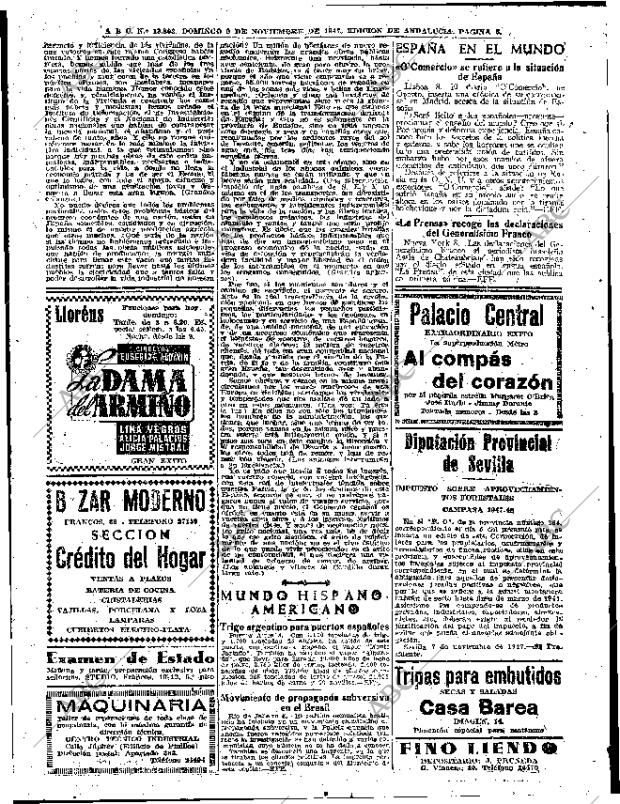 ABC SEVILLA 09-11-1947 página 8