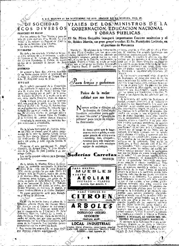 ABC MADRID 11-11-1947 página 19