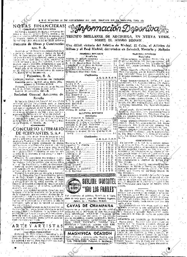 ABC MADRID 11-11-1947 página 25