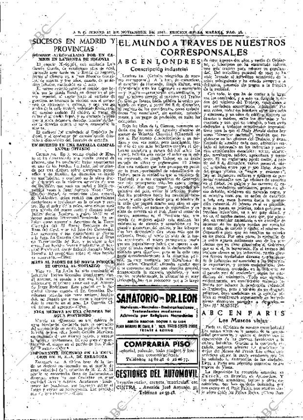 ABC MADRID 13-11-1947 página 11