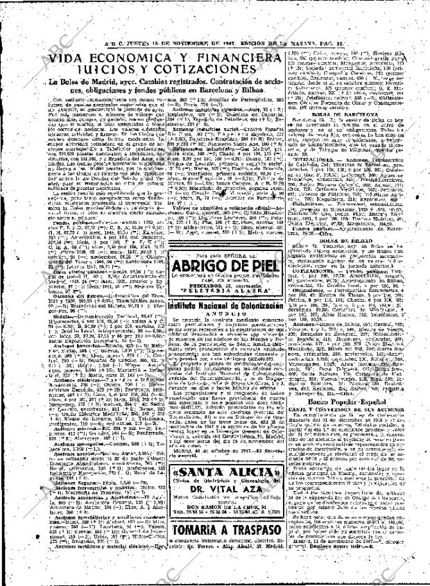 ABC MADRID 13-11-1947 página 14