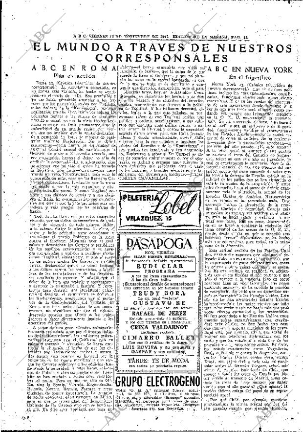 ABC MADRID 14-11-1947 página 11