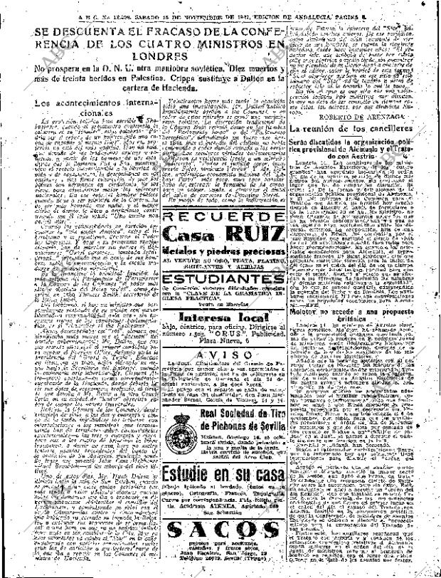 ABC SEVILLA 15-11-1947 página 5