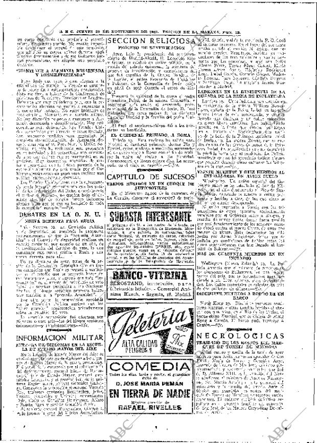 ABC MADRID 20-11-1947 página 12