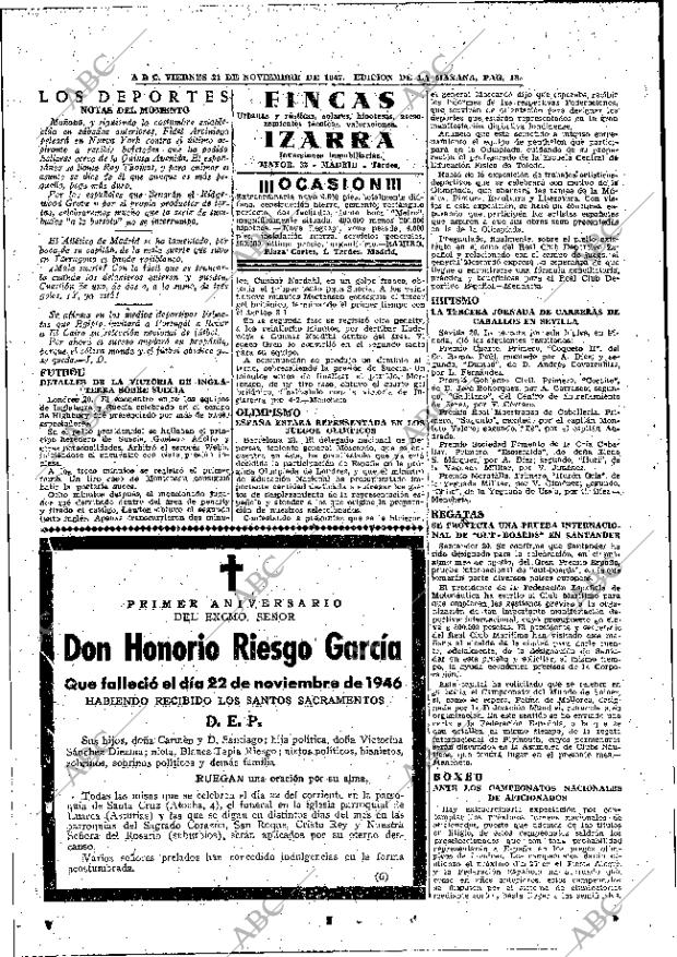 ABC MADRID 21-11-1947 página 18
