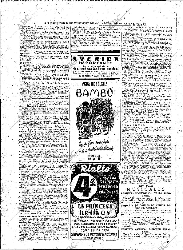 ABC MADRID 23-11-1947 página 26