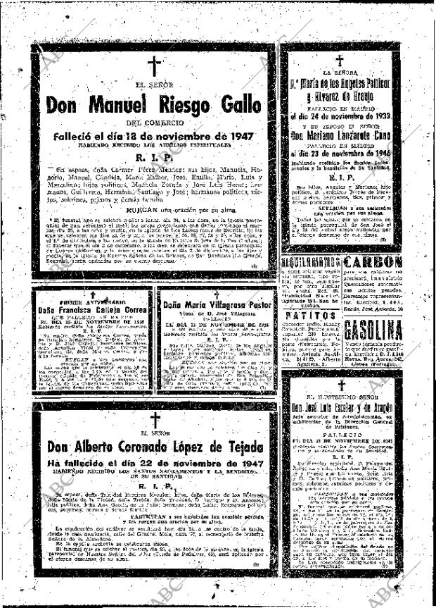 ABC MADRID 23-11-1947 página 28