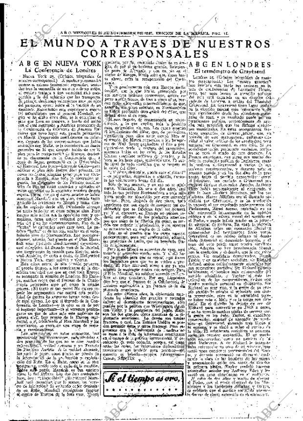 ABC MADRID 26-11-1947 página 11