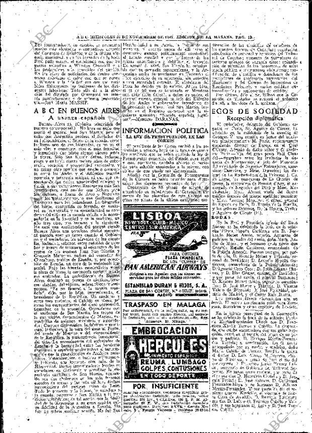 ABC MADRID 26-11-1947 página 12