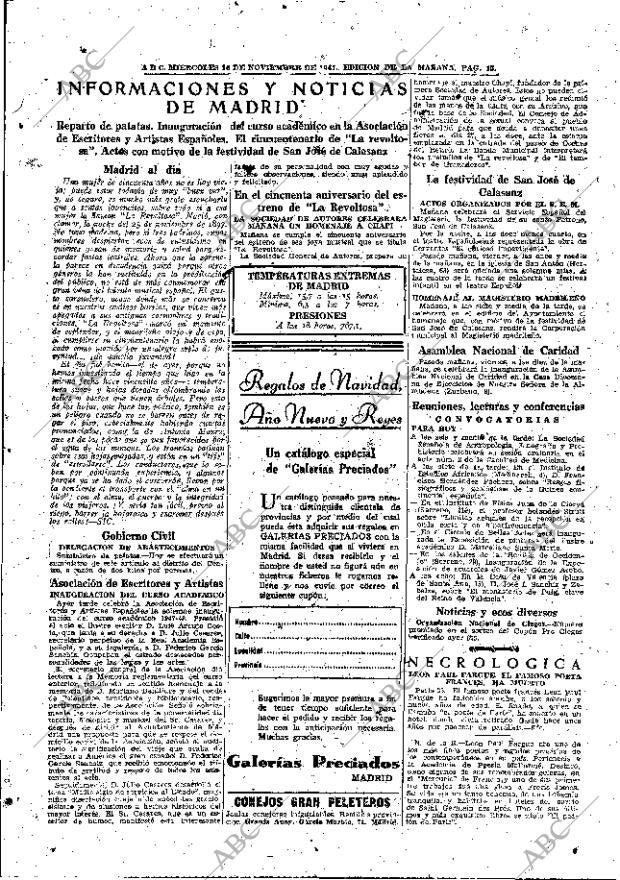 ABC MADRID 26-11-1947 página 13