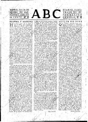 ABC MADRID 26-11-1947 página 3