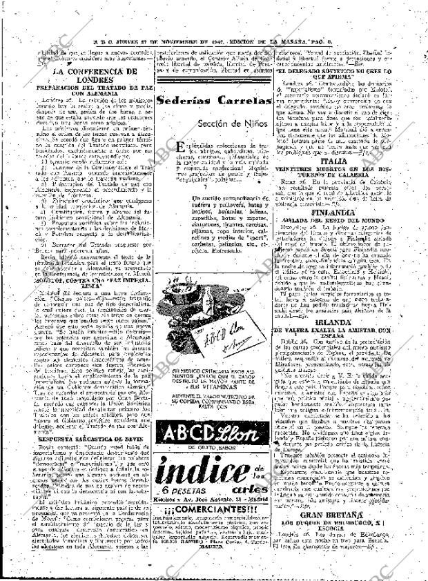 ABC MADRID 27-11-1947 página 9