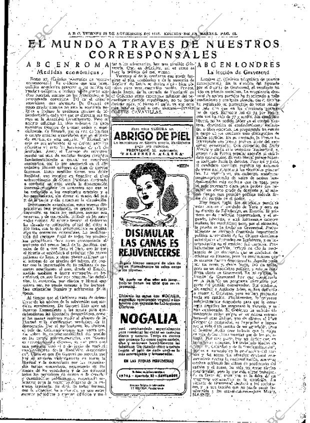 ABC MADRID 28-11-1947 página 11