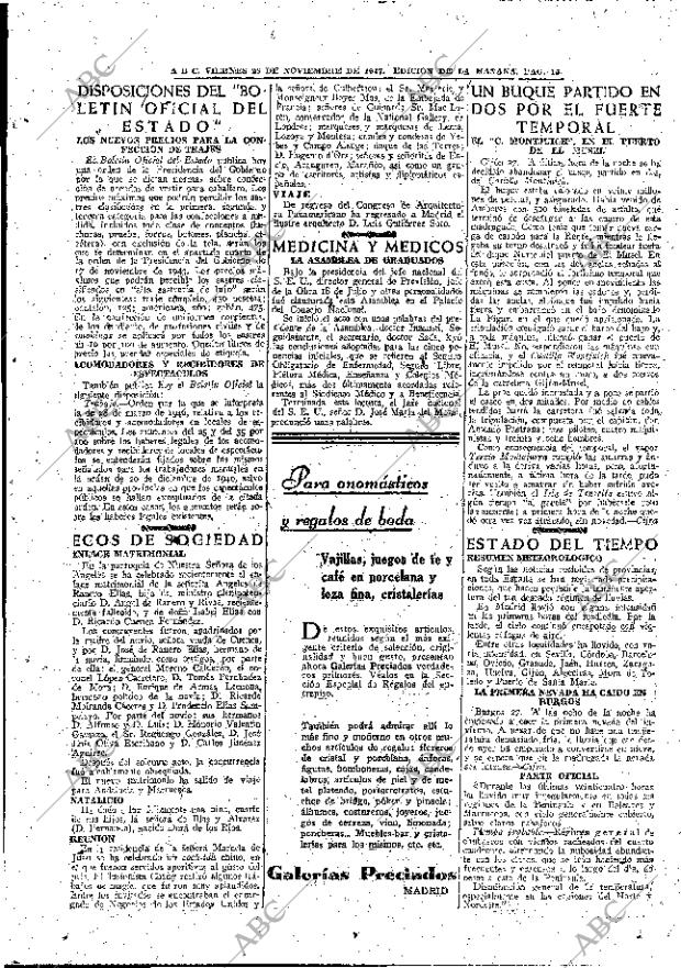 ABC MADRID 28-11-1947 página 13