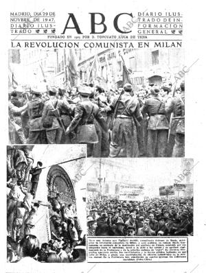 ABC MADRID 29-11-1947 página 1
