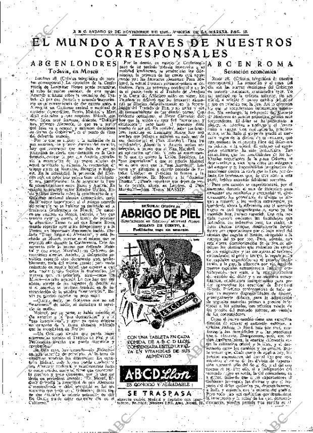 ABC MADRID 29-11-1947 página 13