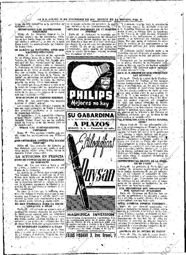 ABC MADRID 29-11-1947 página 8