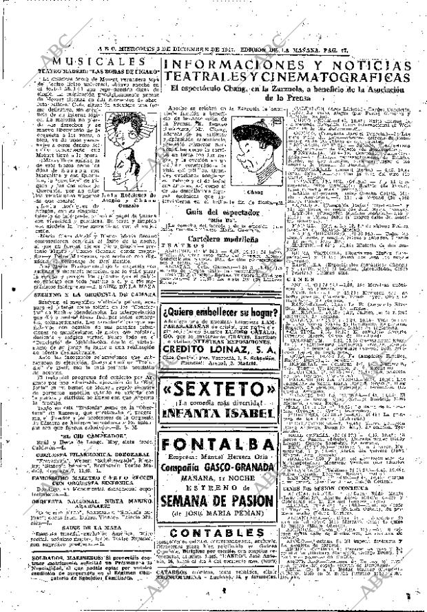 ABC MADRID 03-12-1947 página 17