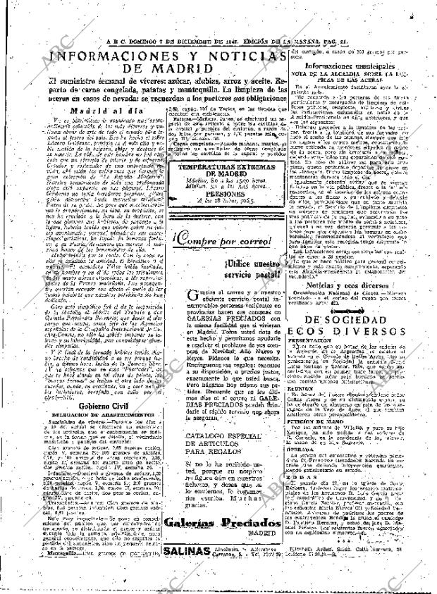 ABC MADRID 07-12-1947 página 21