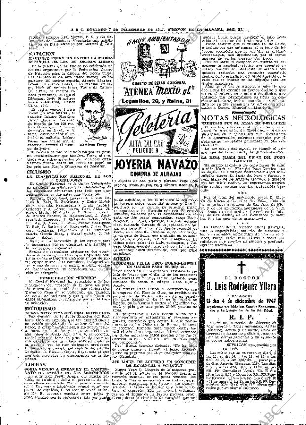 ABC MADRID 07-12-1947 página 27