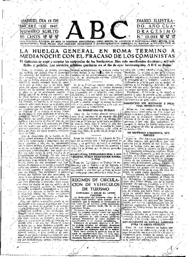 ABC MADRID 13-12-1947 página 7