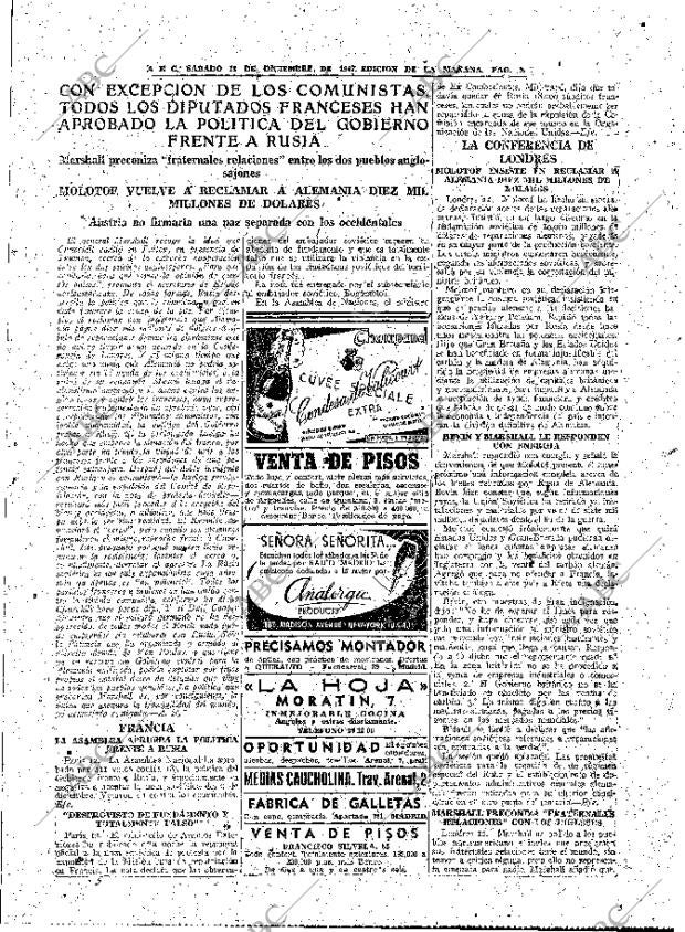 ABC MADRID 13-12-1947 página 9